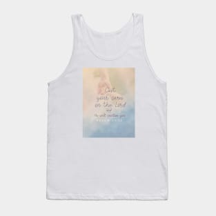 Cast your cares on the Lord - Christian Design Tank Top